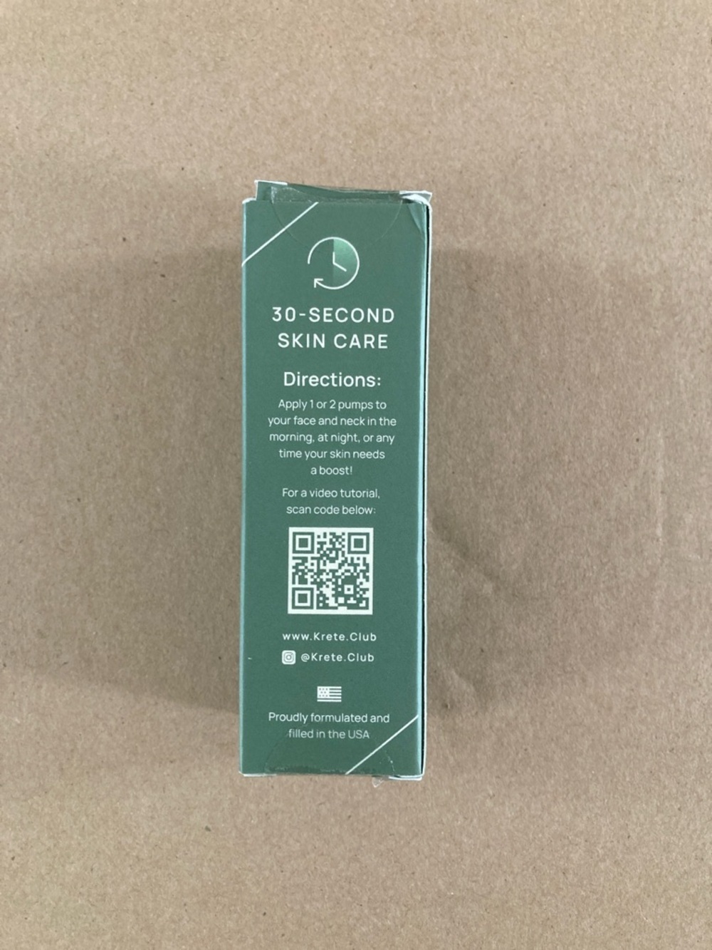 KRETE  Hydrating Facial Serum for Men NWT Apple Stem Cell Extract 1 oz - Picture 7 of 9